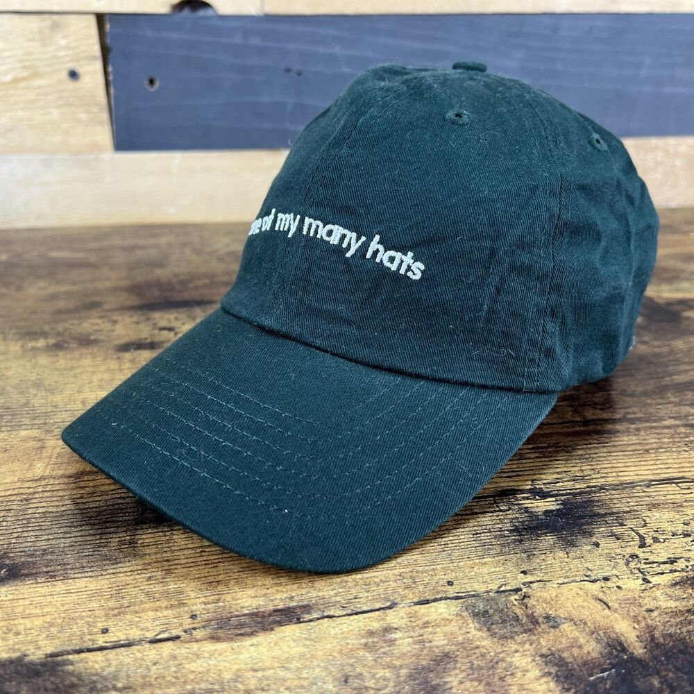 One of My Many Hats Green Adjustable Hat Baseball Cap
